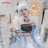 pre sale uwowo ayaka maid costume game genshin impact fanart kamisato ayaka cosplay maid dress role play outfit
