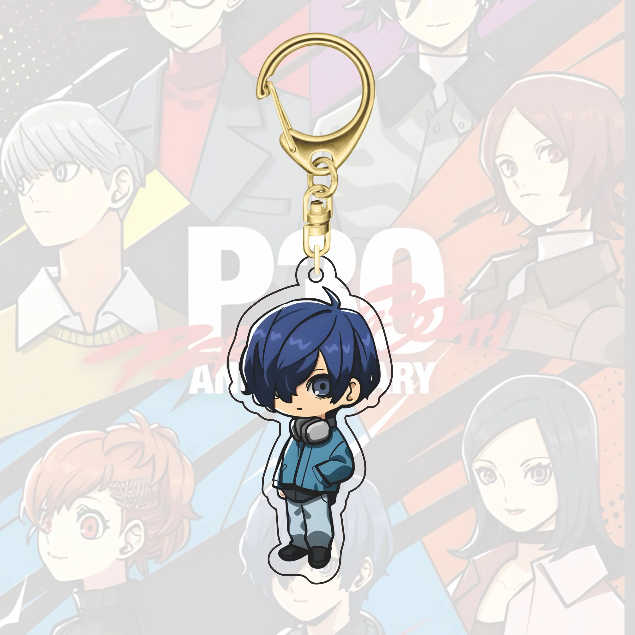 Брелок из акрила серии Persona P30 Anniversary, Q-версия Джокера, Ю Наруками, Макото, Юки, подвеска для рюкзака, коллекционный предмет по игре и аниме (art.: 3920dbbb53210) - 3920dbbb53210
