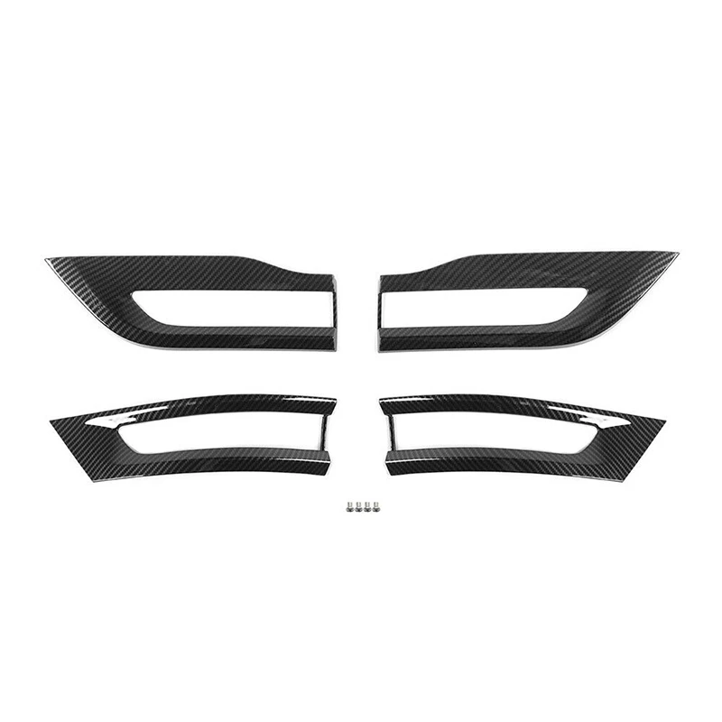 

Tail Light Lamp Cover Trim Frame Bezel ABS for Jeep Grand Cherokee 2014 2015 2016 2017 2018 2019 2020 (Carbon Fiber)