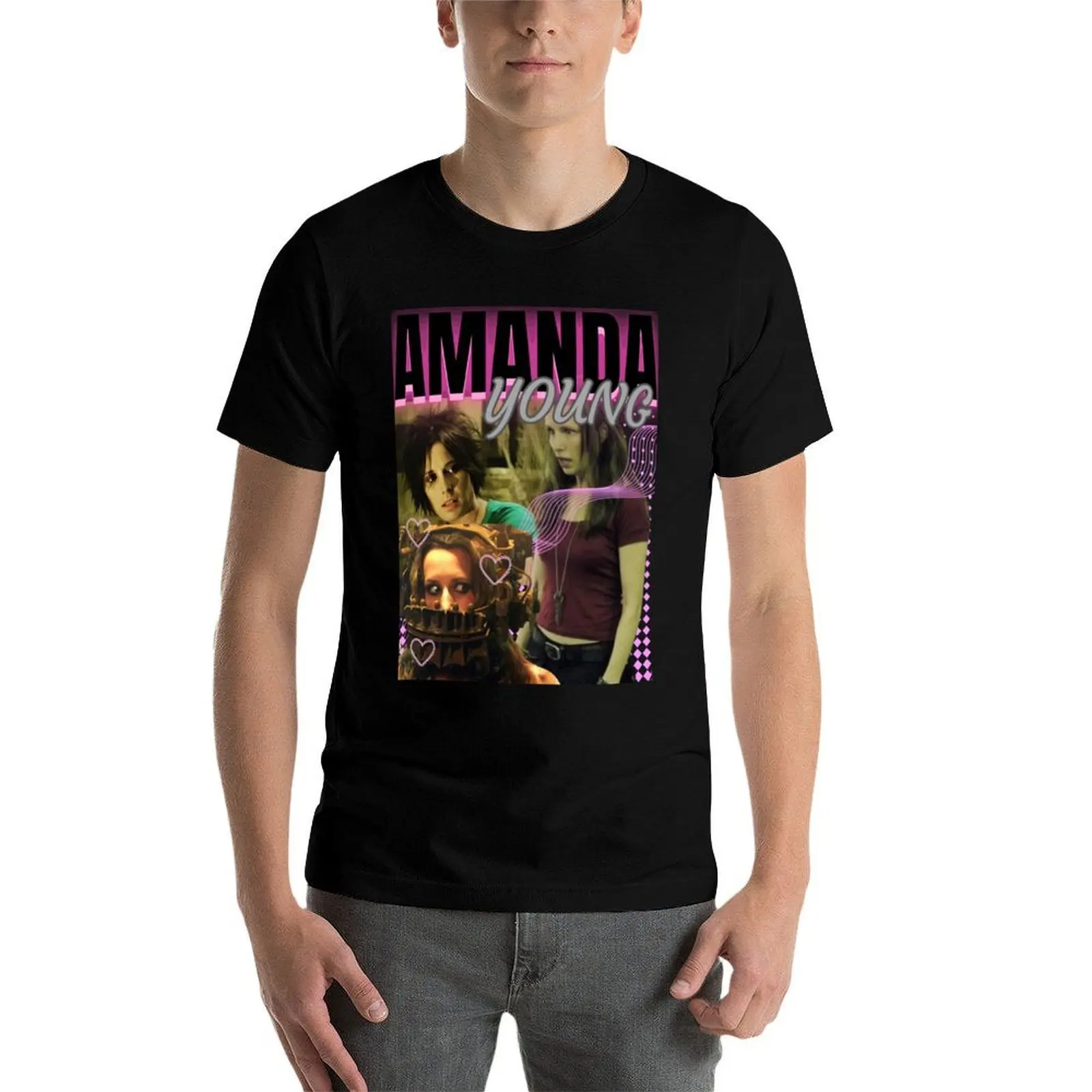 Фото Футболка Amanda Young Saw X Design, однотонная, с коротким рукавом. №4