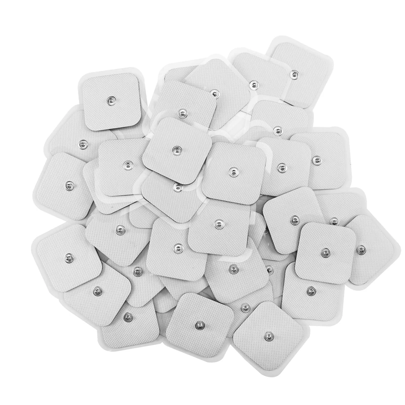 

30Pcs Electrodes Electrode Pad Self Adhesive Electrode Patches For TENS Therapy Machines Physiotherapy