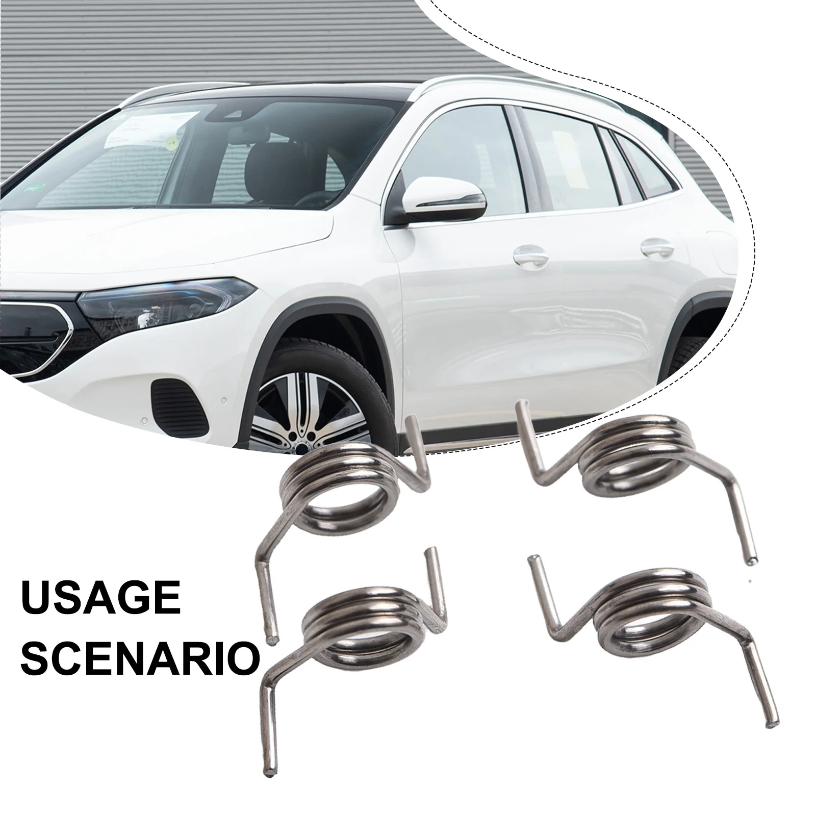 

Комплект пружин дверного замка, 4 шт., L&R 1071.0.40 для Mercedes C Klasse W203 2000-2007 E Klasse W211 CLK W209 A209 2002-2009