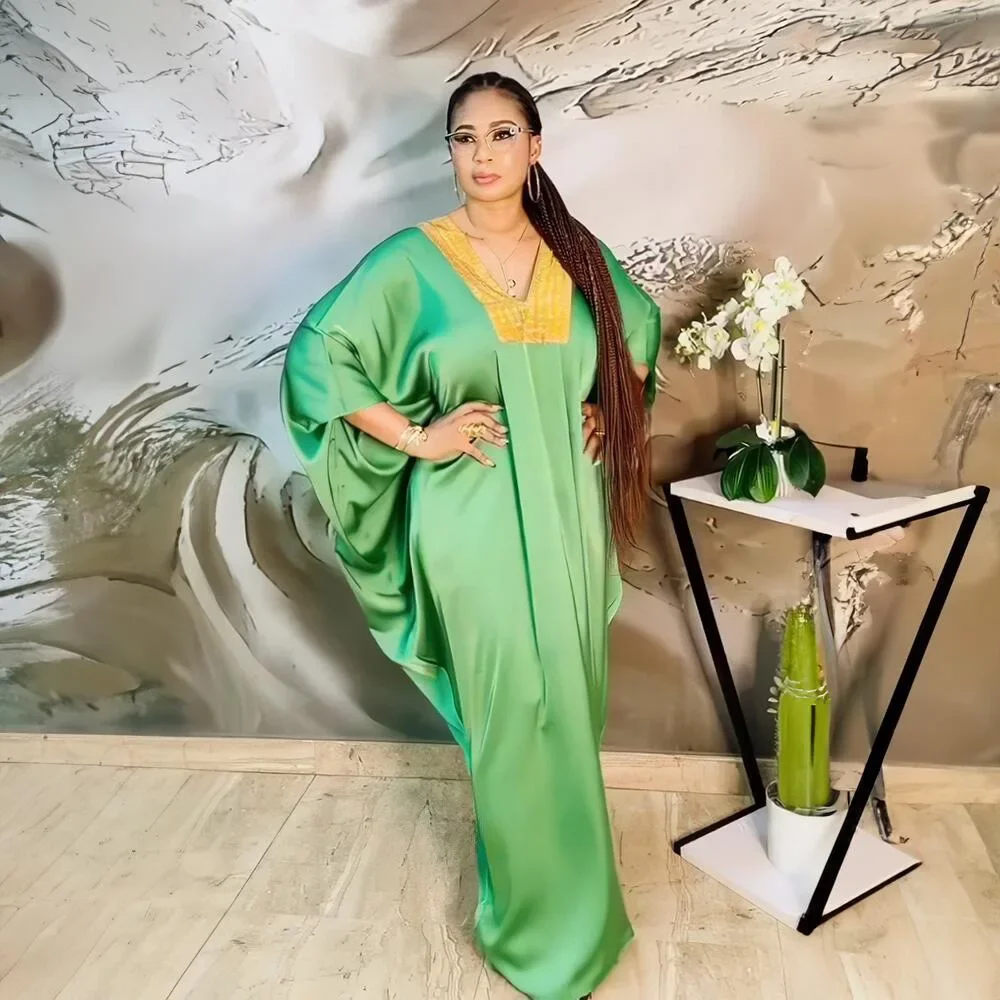 2024 Abayas для женщин Дубай Роскошные Boubou мусульманская Мода Caftan Свадебные вечерние
