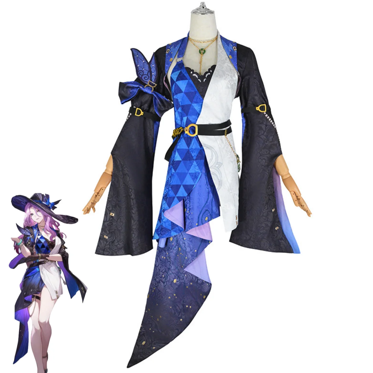 Женский костюм для косплея из аниме Игра хонкай: звезда рельс