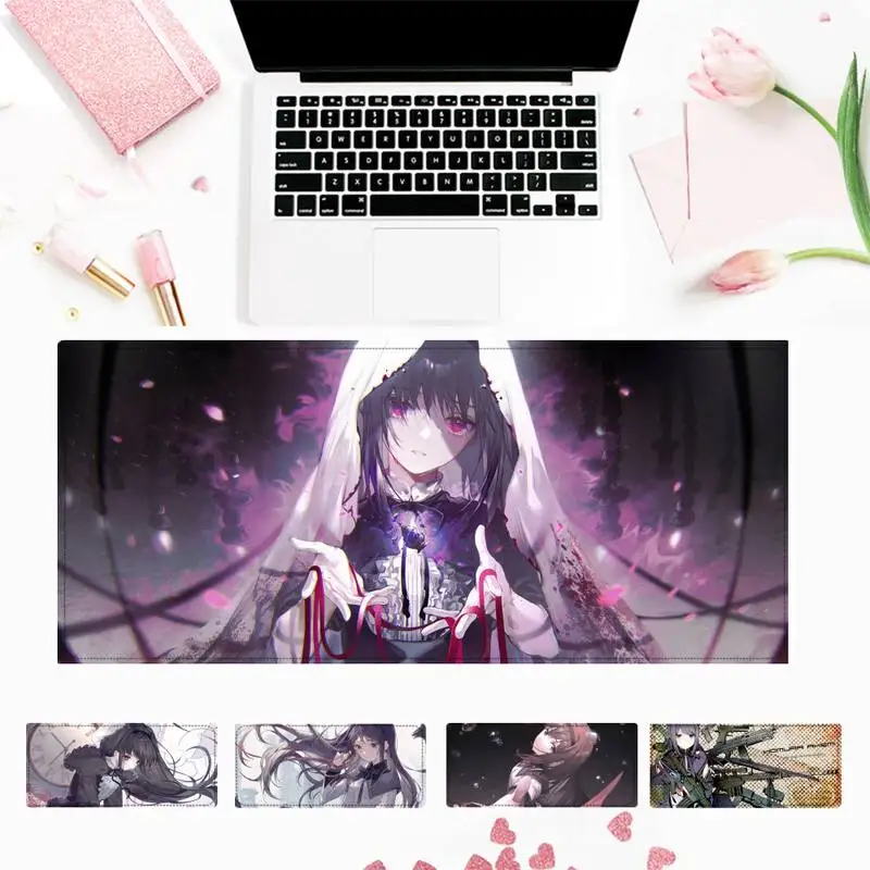 

Cheap Akemi Homura Gaming Mouse Pad PC Laptop Gamer Mousepad Anime Antislip Mat Keyboard Desk Mat For Overwatch/CS GO