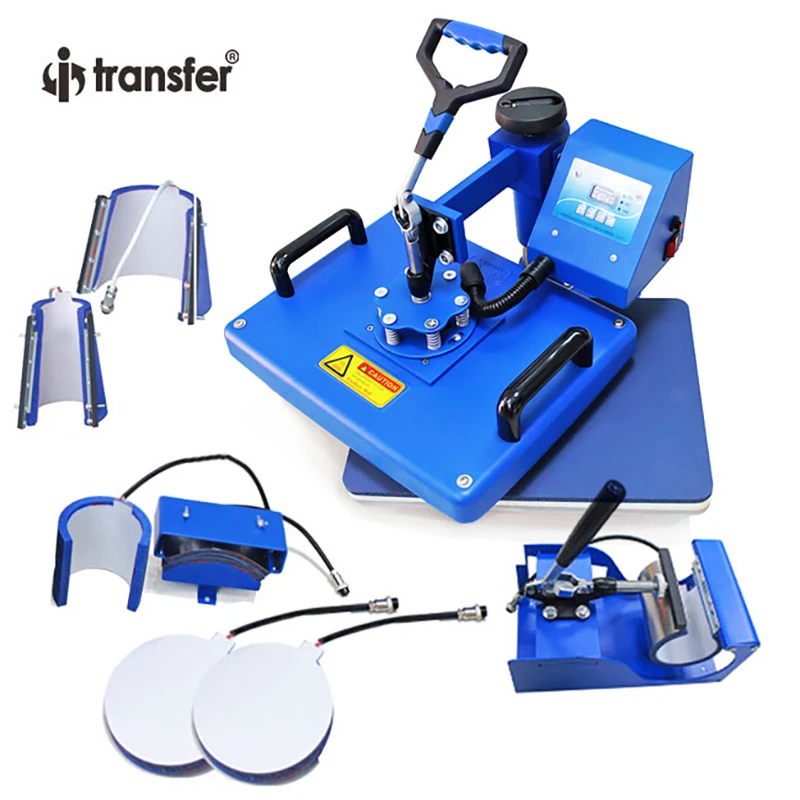 

I-TRANSFER 8 in 1 Heat Press Machine 29*38CM 360-Degree Swing Away Muntifunctional Heat Transfer Sublimation Combo for T Shirts