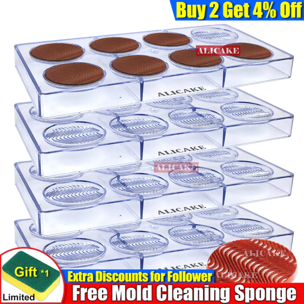 

4 шт., формы для выпечки шоколадных конфет, из поликарбоната