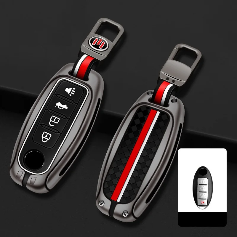 

Zinc Alloy Car Remote Key Case Cover Shell Nissan Qashqai X-Trail T32 T31 Juke J10 J11 Kicks Tiida Pathfinder Note for Infiniti