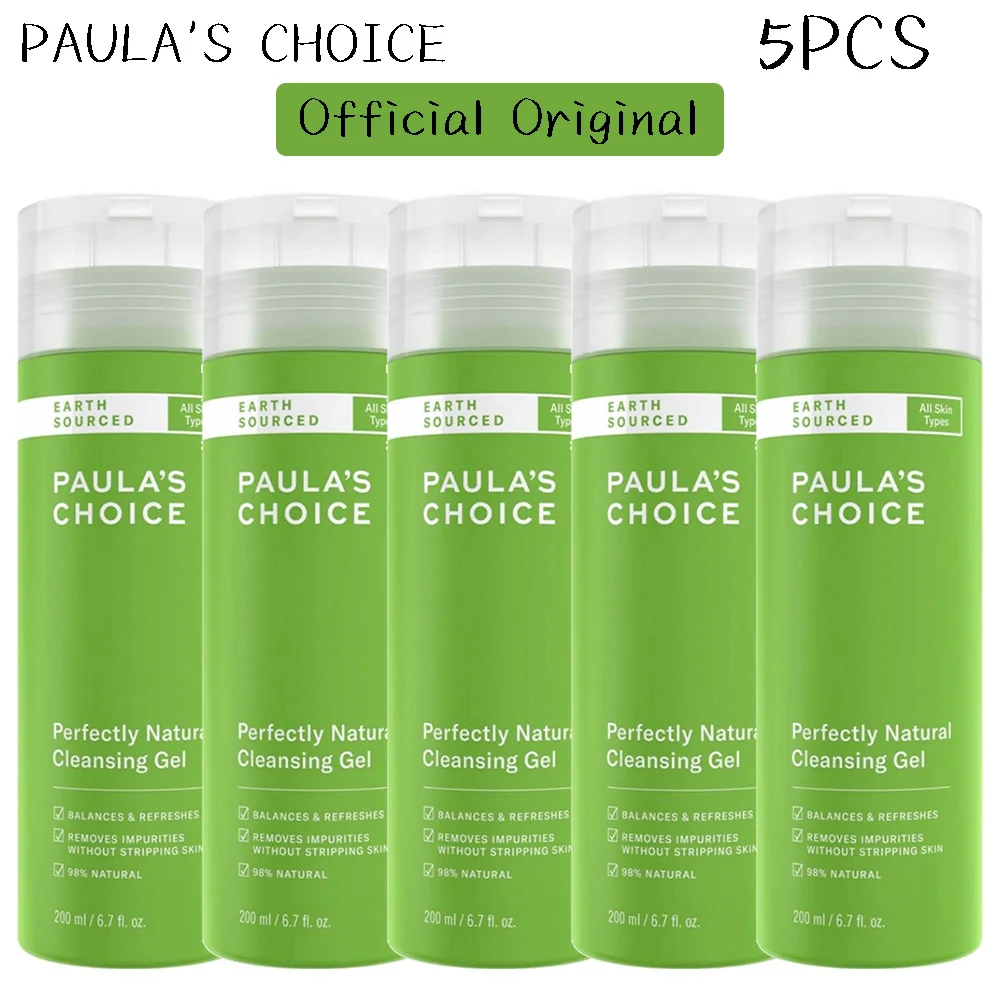 

5 шт., натуральный очищающий гель для кожи, 200 мл