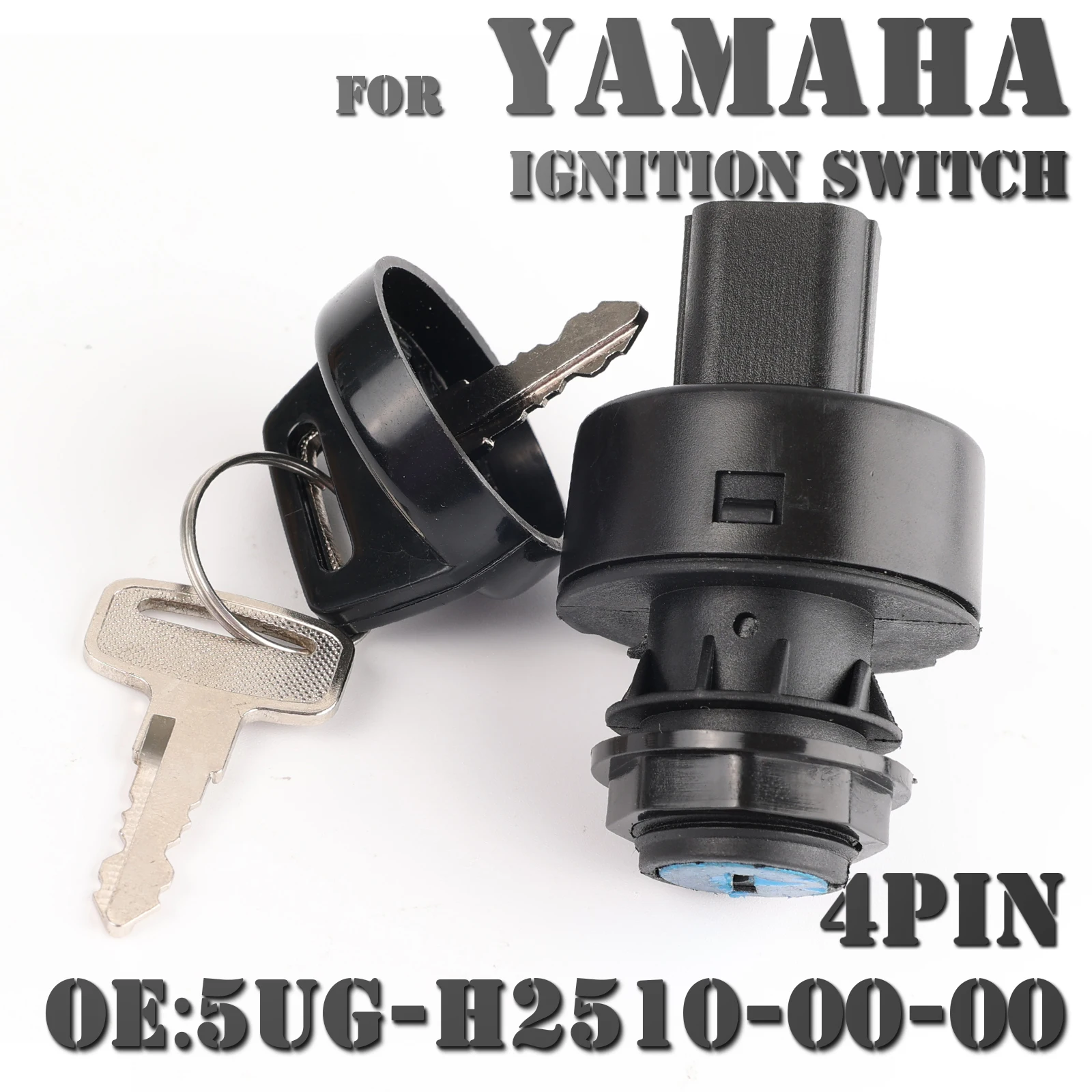 

Переключатель ключа зажигания, 3 положения, 4 контакта для Yamaha Rhino 450 660 700 Viking Wolverine R-Spec YXZ 1000R 2016-2021 5UGH25100000