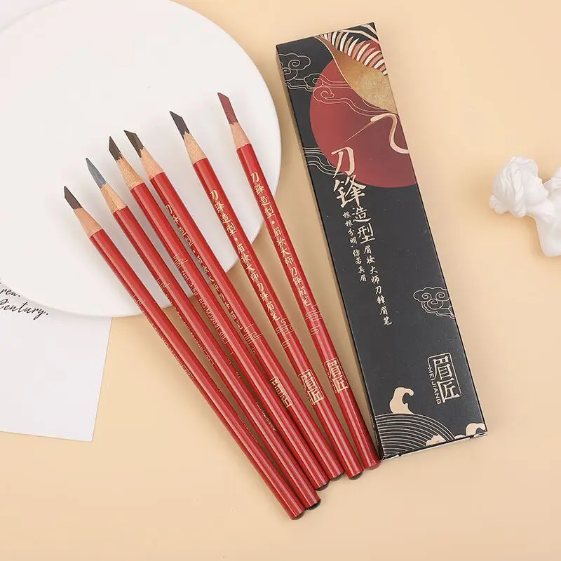 Высококачественный профессиональный макияж Водостойкий карандаш для бровей