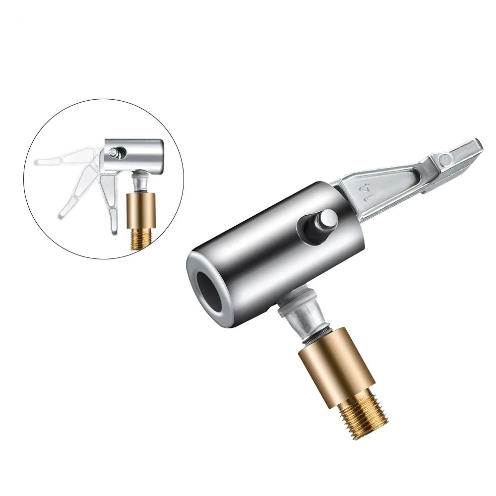 

Портативный надувной соединитель насоса для автомобильных шин, воздушный патрон, компрессор может быть дефлектирован для накачки шин, аксессуары для ремонта шлангов