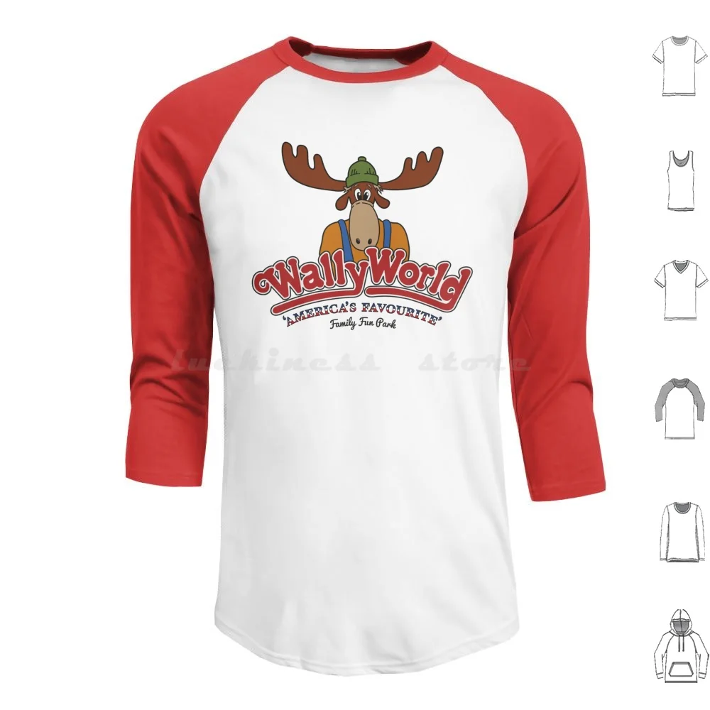 

Wally-World оригинальные толстовки «Парк развлечений любимой Северной Америки» с длинным рукавом Walleyworld Wally World Wallyworld Marty