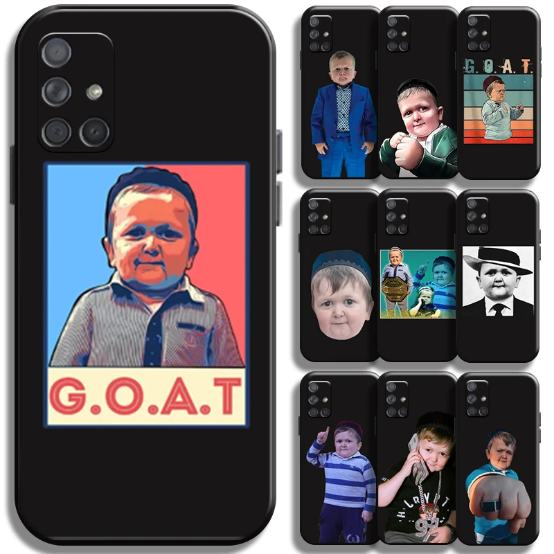

Hasbulla Funny Cute Children For Samsung Galaxy A71 A71 5G Phone Case Cases Back Funda Coque Liquid Silicon Carcasa Cover Black