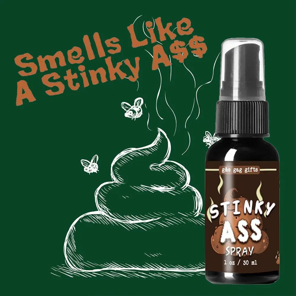 30ML Prank Novelties Toy Gag Joke Liquid Fart Spray Can Stink Bomb Stinky Gas Ass-Smelly | Party &amp Holiday DIY Decorations