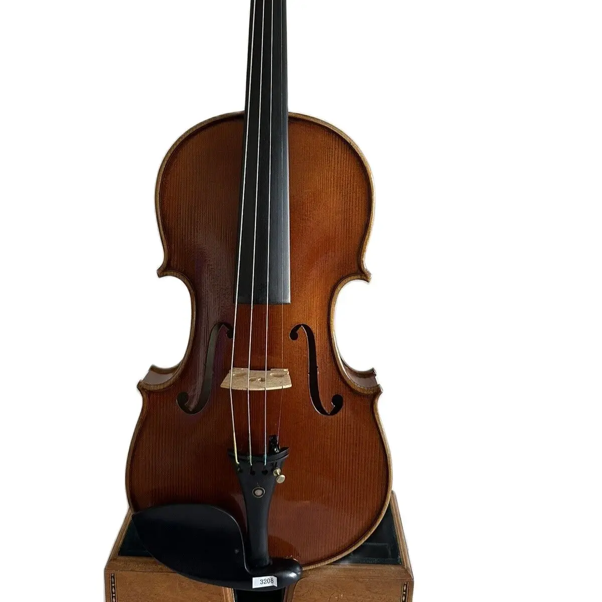 

Master 4/4 Violin Stradi model 1pc flamed maple back spruce top hand made K3208