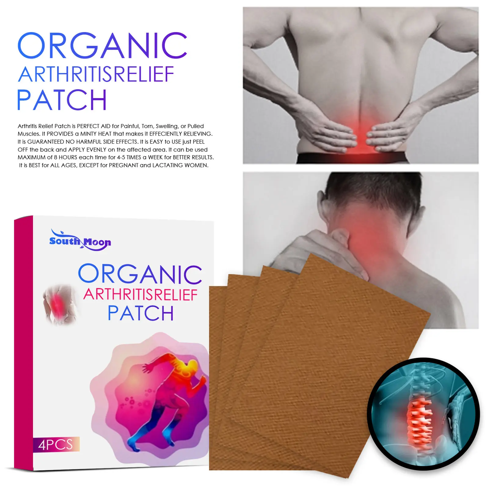 

Joint Pains Relief Patch Muscle Back Pains Health Neck Soreness Patches Body Care Stickers For Muscles Joints Health Care