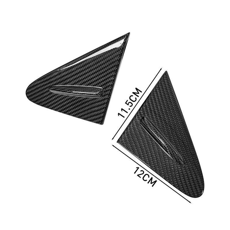 Задняя боковая оконная решетка из углеродного волокна вентиляционного