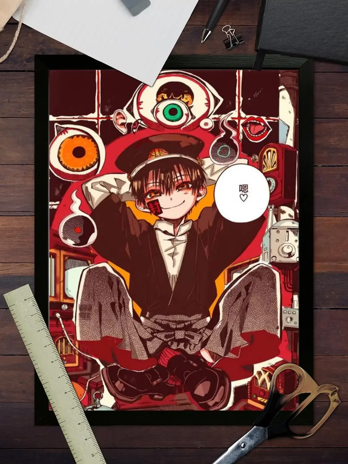 Туалет в переплете Ханако кун печать плакатов настенная живопись на холсте