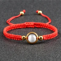 charm women opal bracelets handmade adjustable natural stone white cats eye beads bracelet bangle femel jewelry friendship gift