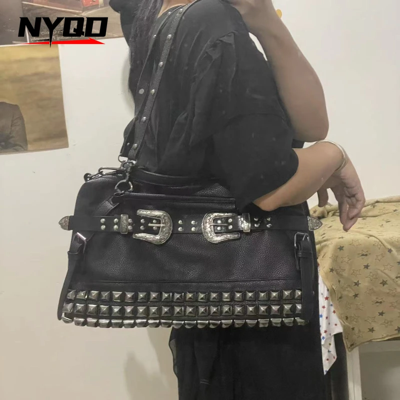 Женская сумка через плечо Spice Girls с резной пряжкой женская большой вместимости