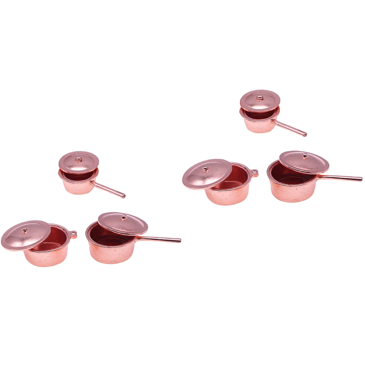 

Simulation Pans Cookware Mini Miniature Toys Cookwares Kitchen Model Playing Pretend Play Accessoriespots Kids