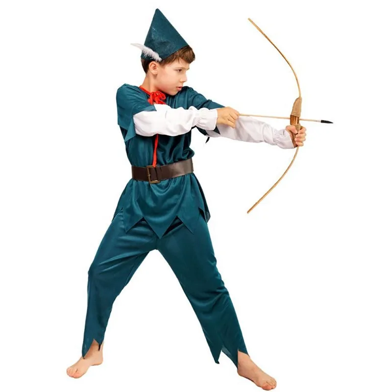 Детский косплей для мальчиков Robin Hood Archer Хэллоуина