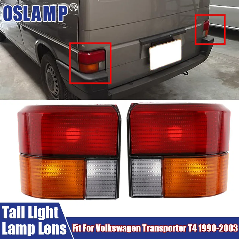 Car Rear Tail Lamp Lens Car Accessories Fit For Volkswagen Transporter T4 1990-2003 Rear Bumper Brake Lamp Housing Without Bulbs