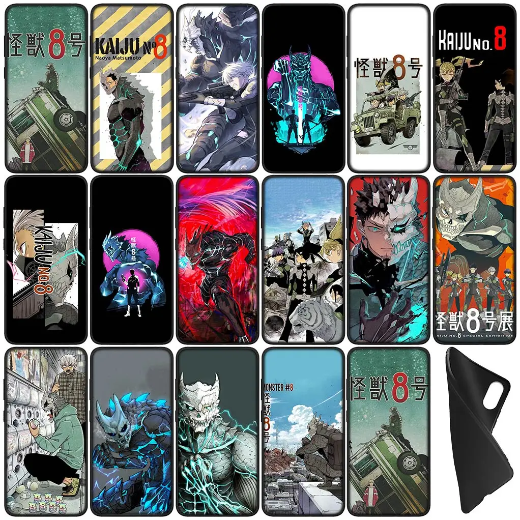 Гибкий чехол для телефона с рисунком аниме kaiius No 8 No8 Xiaomi Poco C65 X3 NFC GT X4 M4 M6 Pro F3 Redmi 13C