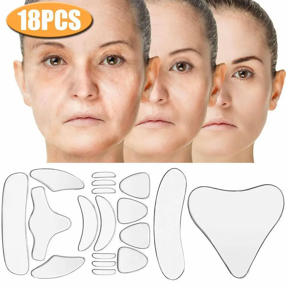 

Silicone Eye Patch Face Patch Chest Patch White Patch Eliminate and Wrinkles Anti Wrinkles Prevent Beauty Silicone Sticker