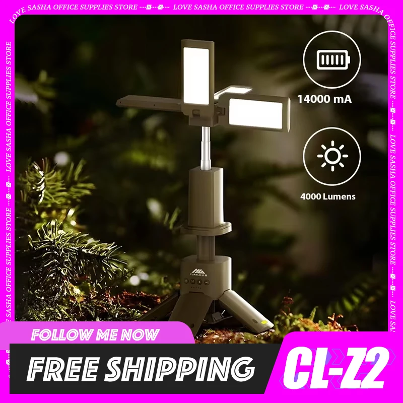 YLEN CL-Z2 выдвижной туристический фонарь с возможностью поворота на 720 °