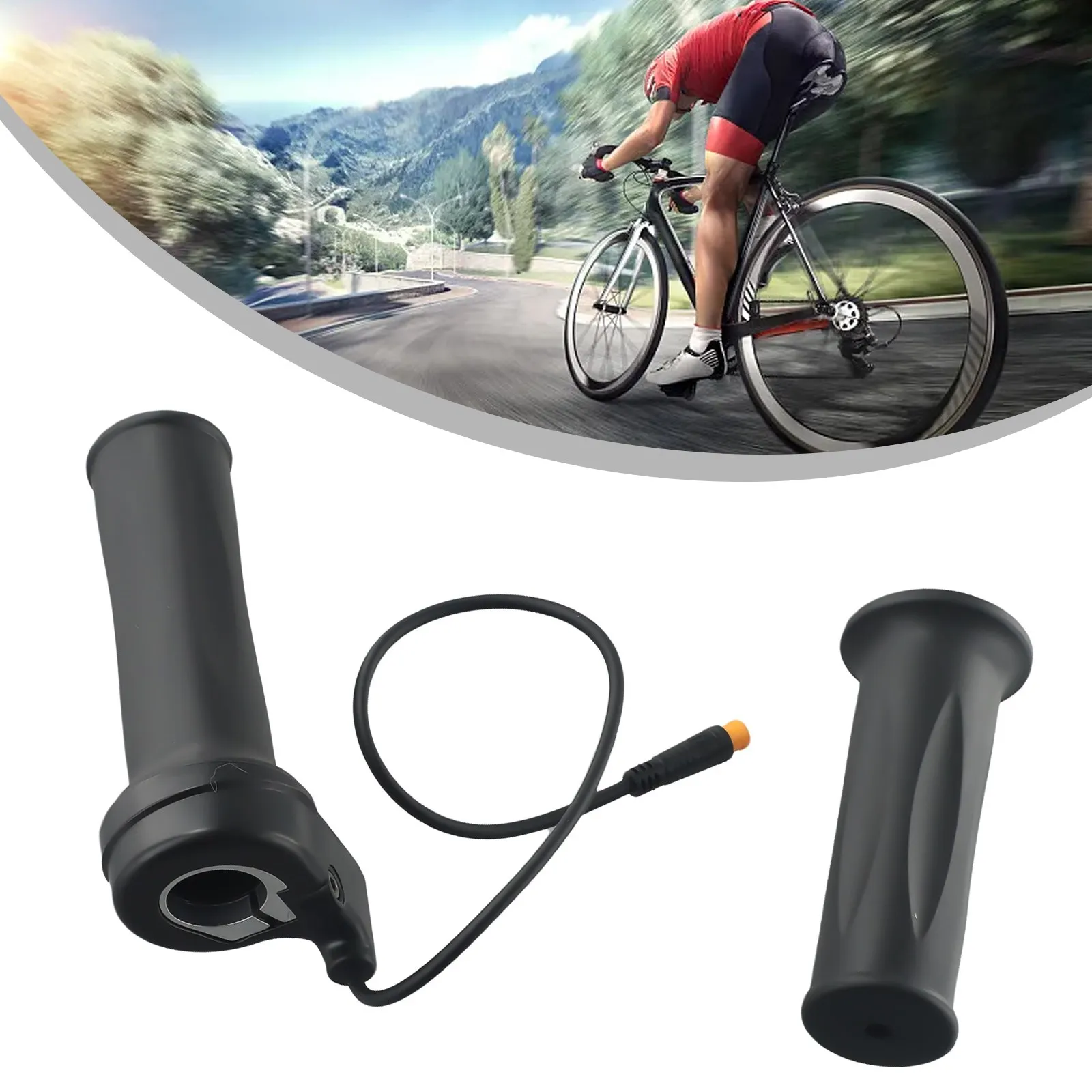 

Throttle Bicycle Throttle Bicycle Throttles Throttles 230g ABS Scooter Handlebars 12/24/36/48vElectric Scooter