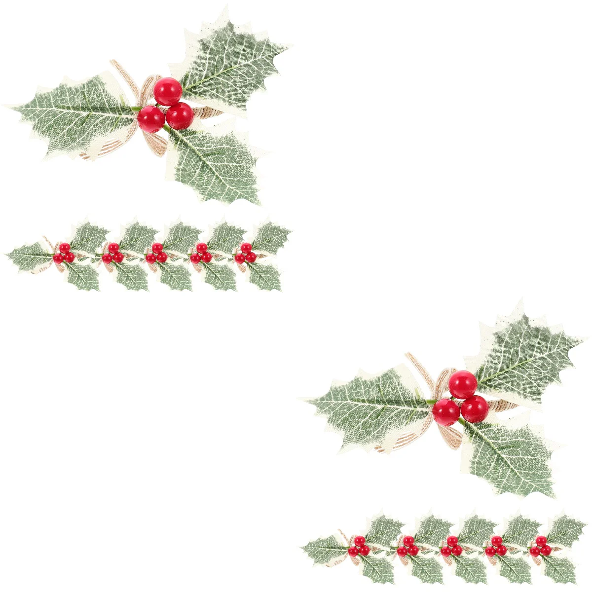

Napkin Christmas Berry Buckles Serviette Tablerings Holder Holiday Set Holly Wreath Artificialholders Buckle Dinningring