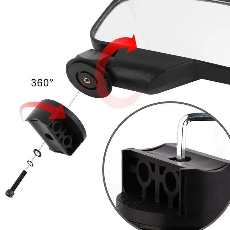 Боковые зеркала UTV с несколькими зажимами Небьющиеся из закаленного стекла