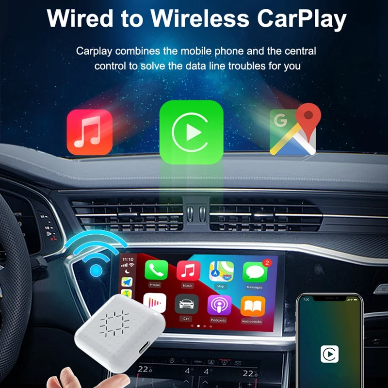 Топ!-для Apple Carplay беспроводной Carlinkit IOS Mini проводной и смарт-бокс для Ford Honda Hyundai Kia