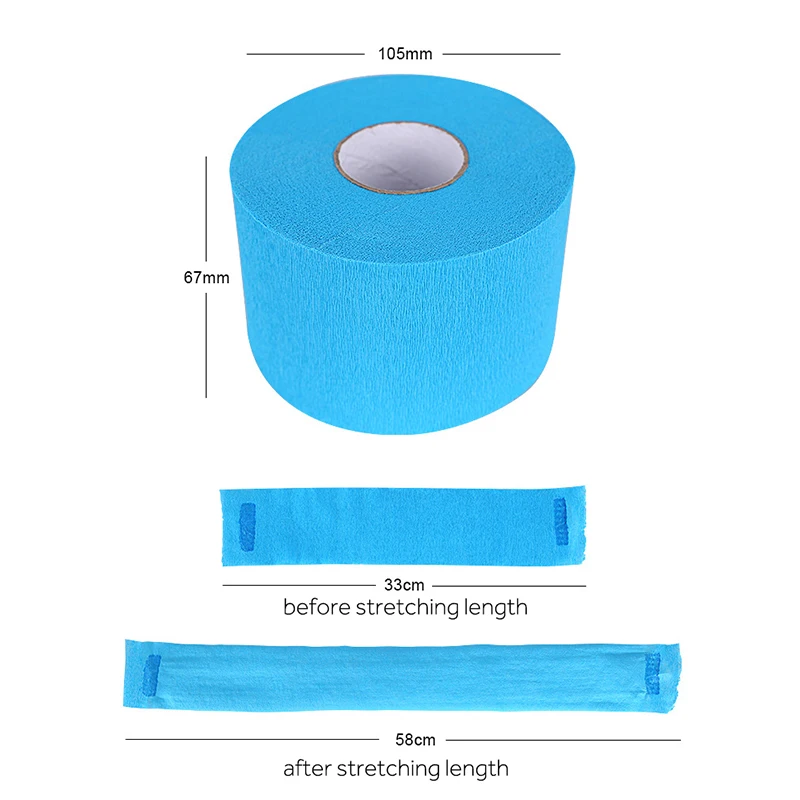 1-рулонные Одноразовые Полоски Для Шеи Аксессуары Стрижки Регулируемая