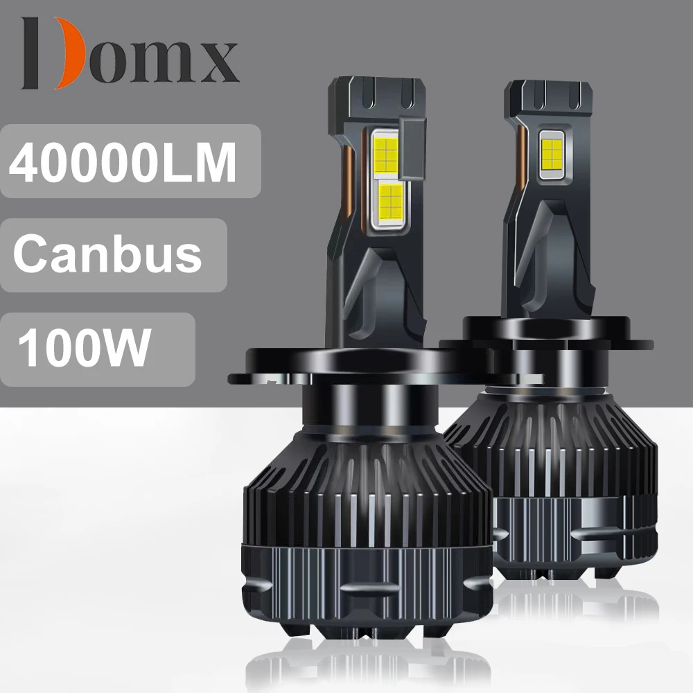 

Автомобисветильник светодиодные лампы Domx H4 Led Canbus H7 H8 H9 H11 9005 HB3 9006 HB4 9012, комплект противотумансветильник фар для автомобиля 6000K 12 В