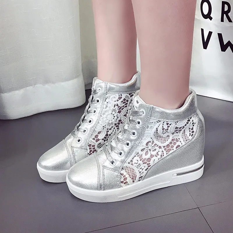 

Shoes Tennis Female Clogs Platform Casual Sneaker Round Toe 2023 Fashion Women's New Small Breathable Cross Creepers Modis