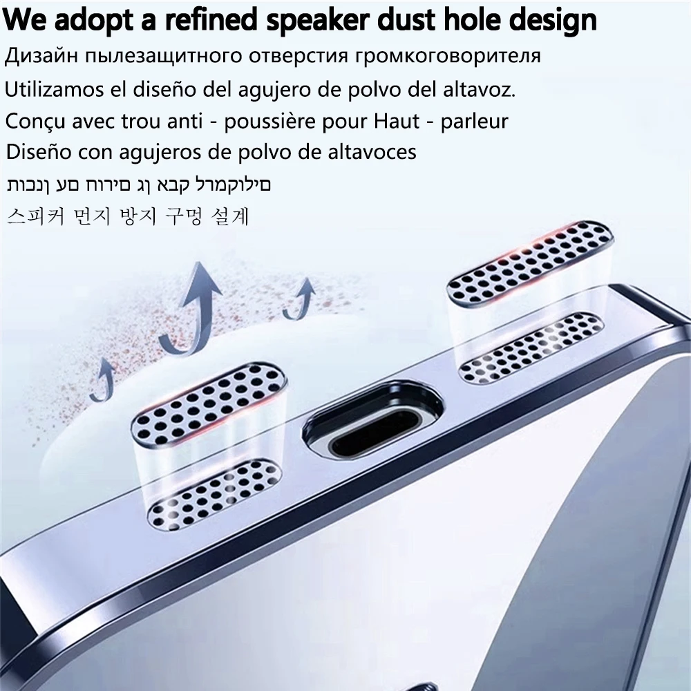 Магнитный защитный чехол для Iphone 15 14 Plus 13 12 11 Pro Max 10H 5K