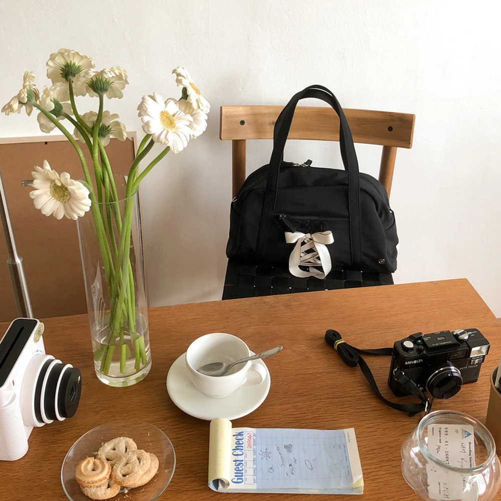 Водонепроницаемая Нейлоновая Спортивная Сумка С Ленточным Бантом Повседневная