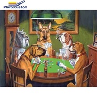 photocustom interior painting by numbers acrylic paints number painting animals diy pictures by numbers wall art home decor