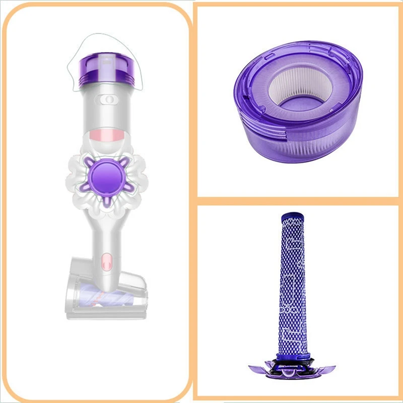 Сменный фильтр для пылесоса Dyson V8 Extra/V8 FOCUS наматрасник/V8 абсолютная палка ручной