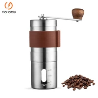 manual coffee grinder stainless steel adjustable coarseness hand coffee mill removable hand crank portable coffee grinder