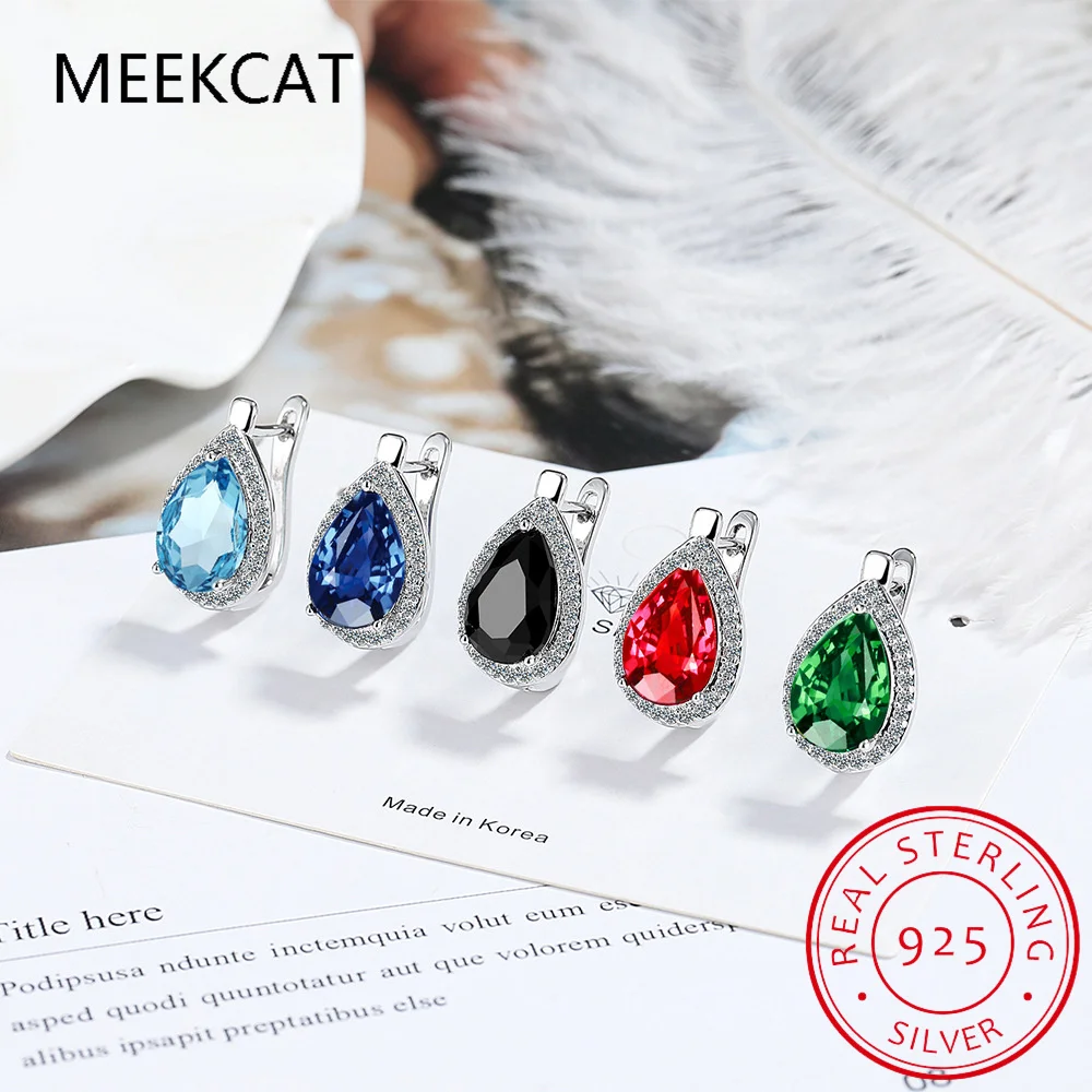 Груша натуральный синий топаз аметист цитрин гранат сапфир рубин изумруд