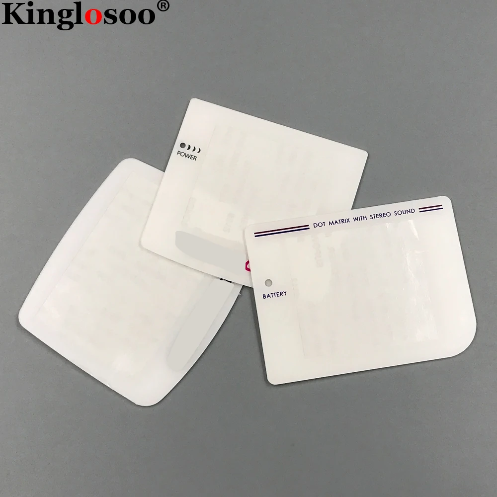 Белые стеклянные Экраны Замена объектива для Gameboy Classic GBC GB DMG GBA пластиковая