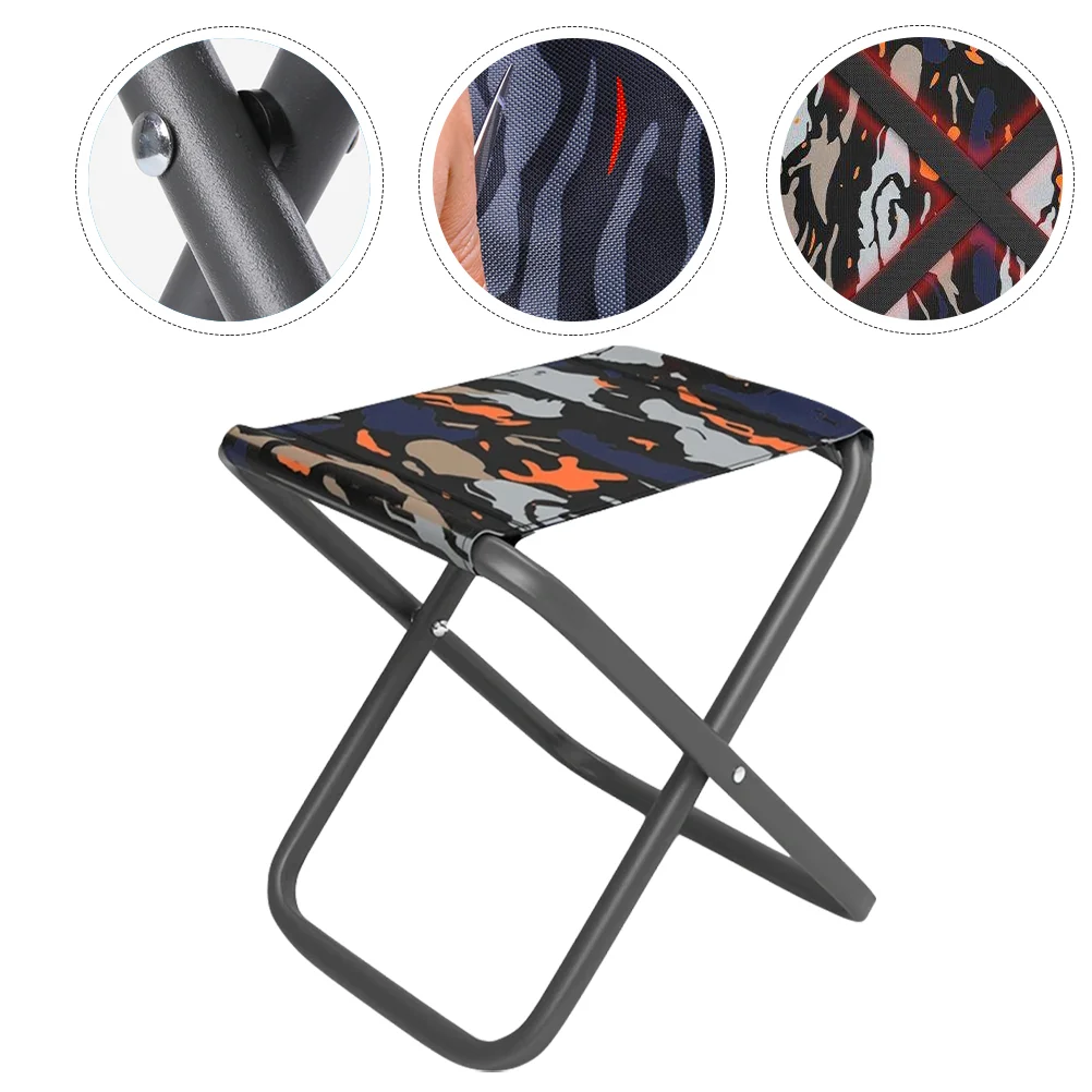 

Stool Portable Folding Camping Chair Foldable Wooden Benches Outdoor Stoolsadults