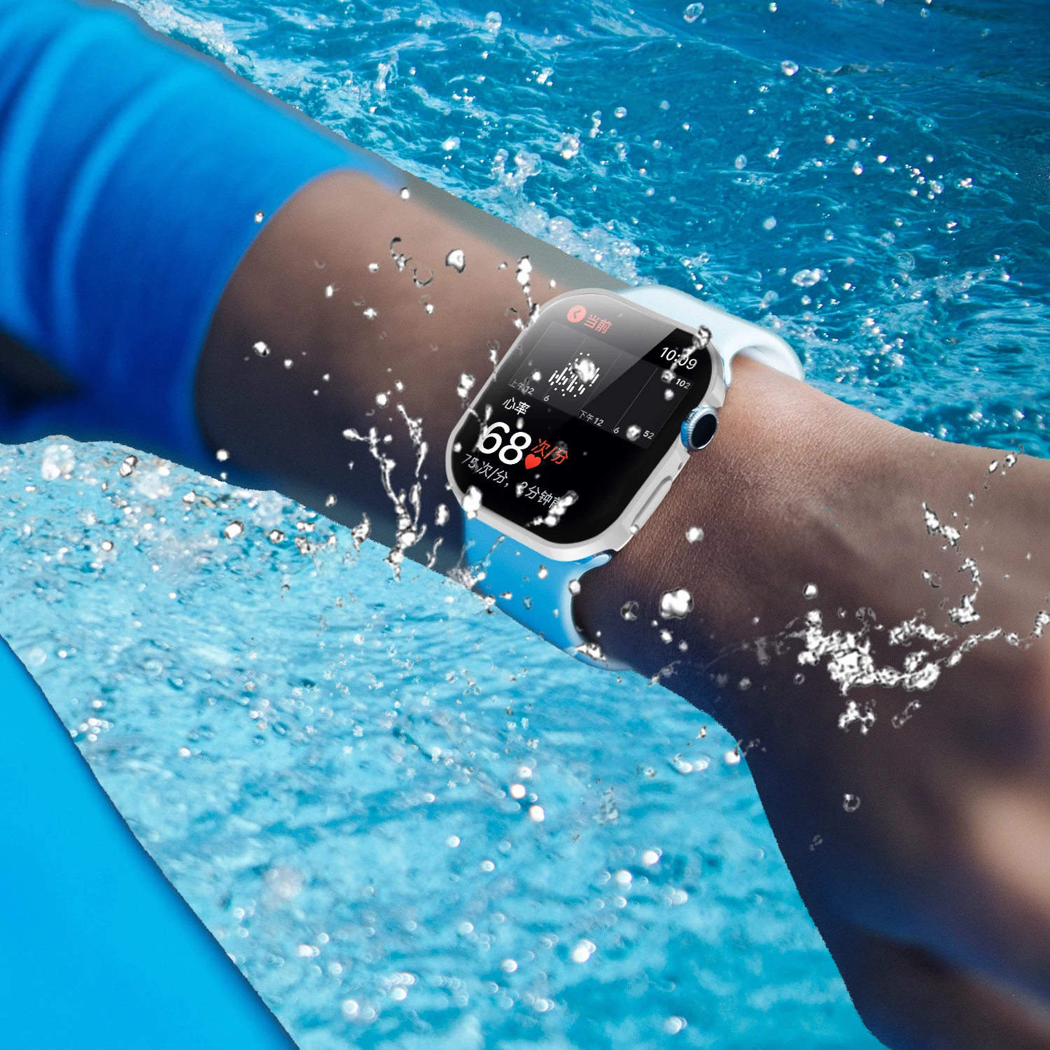 waterproof Screen protector Bumper Frame hard Case for Apple watch 7 6/SE/5/4 cover Tempered glass film iwatch 7 6 se 5 40mm 44