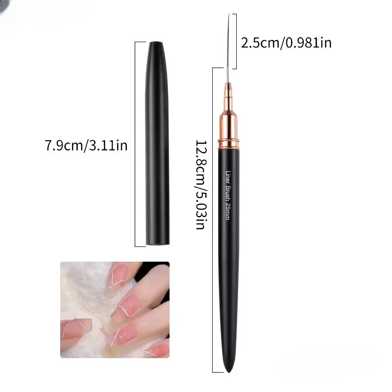 5 шт./набор набор кистей для маникюра с УФ-гелем