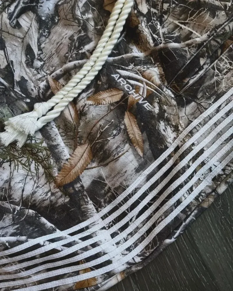 Y2K Ретро персонализированная камуфляжная одежда модные и универсальные прямые