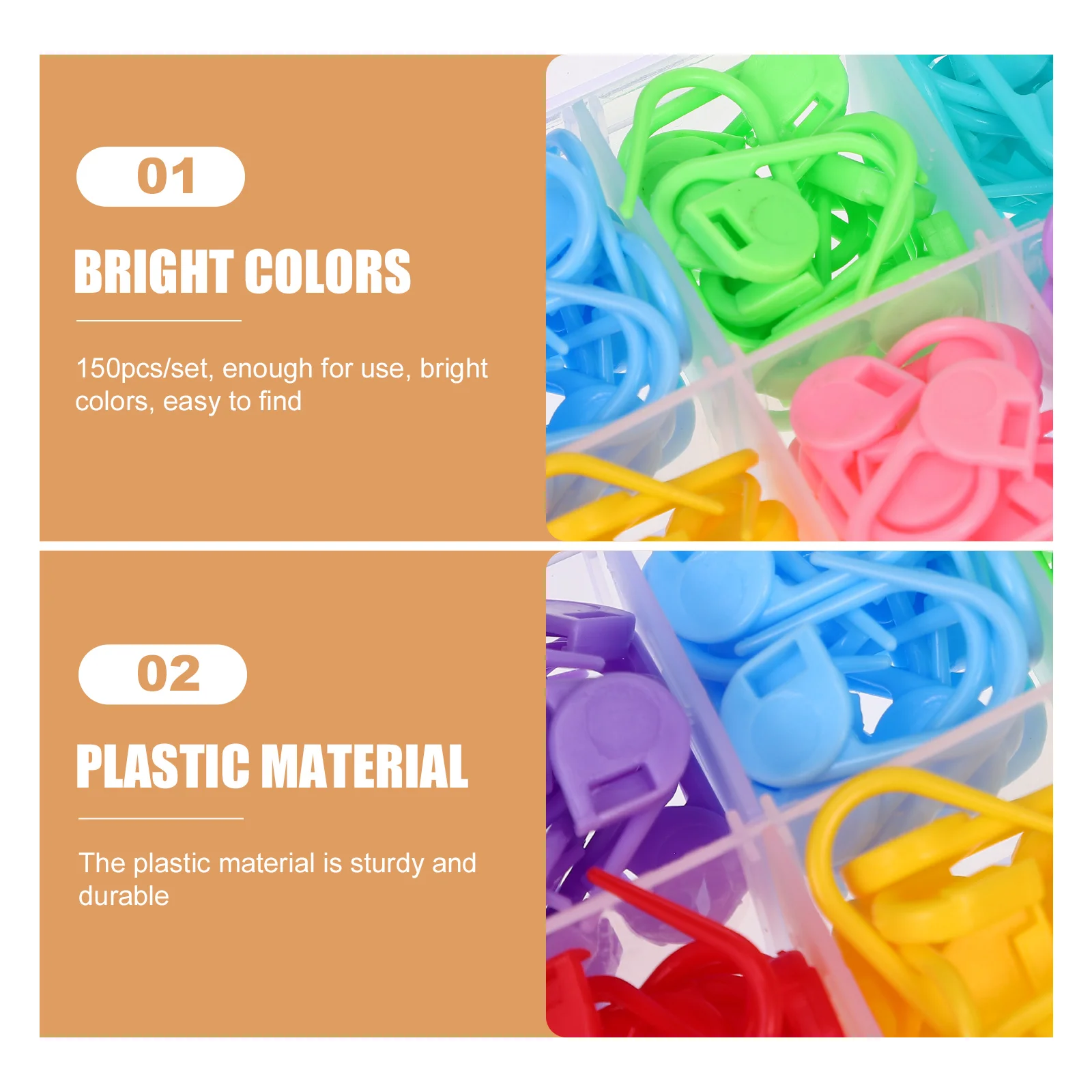 Вязаные маркеры для вязания крючком красочный создатель пластиковый игольчатый